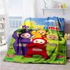 Teletubbies Customize Text Blanket Gift Personalized Blanket Comfortable Suitable for Sofa Picnics Seaside Livingroom Four Seasons Universal