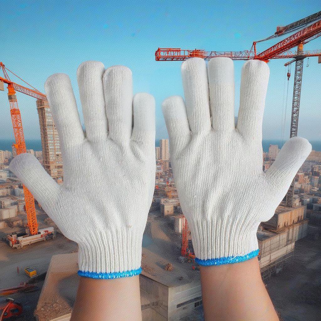 Lined Gloves for Auto Repair, Construction, Labor Protection, Cotton Yarn, and Gardening