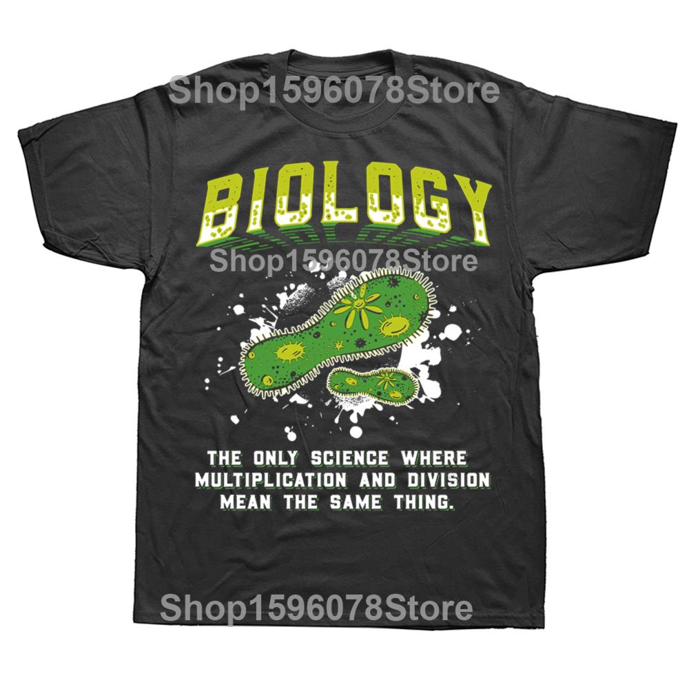 Cell biology science microbiology funny Graphic 100 Cotton Tshirt Unisex Fashion Casual Tshirt Loose Oversized Streetwear T Shirt