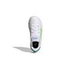 Adidas Neo Grand Court 2.0 K Synthetic Leather Comfortable Low-Top Sneakers Kids Sneakers White Green GW6505