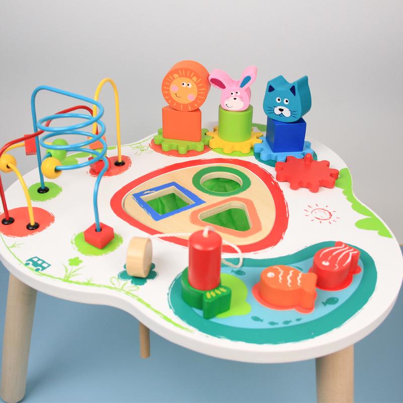 Funland Kids' Interactive Building Blocks Table Toy Gift