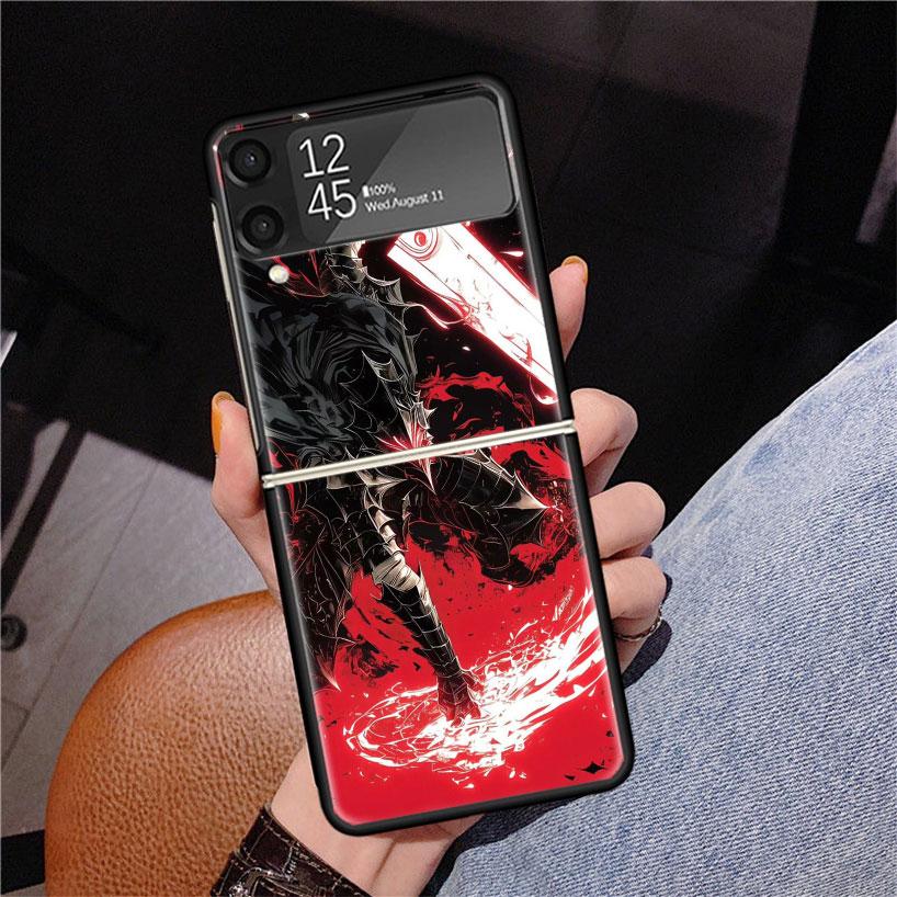 Чехол для телефона с принтом аниме G-Guts B-Berserks для Samsung Z Flip 7 6 5 4 3 Galaxy ZFlip7 ZFlip6 ZFlip5 ZFlip4 ZFlip3 5G