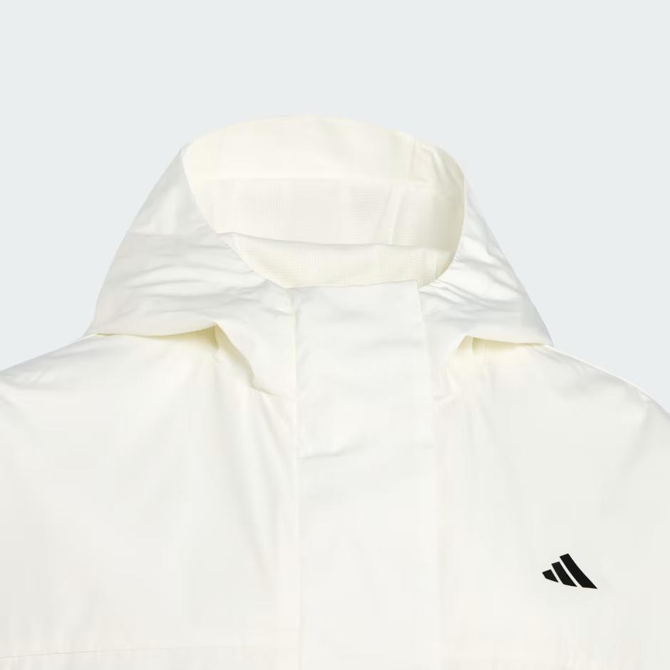 adidas Водонепроницаемая однотонная куртка на молнии женская куртки KV5967
