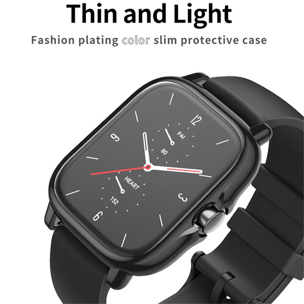 Смарт-часы для корпуса для Huami Amazfit GTS2 Защитная пленка из ТПУ устойчивая к царапинам для S
