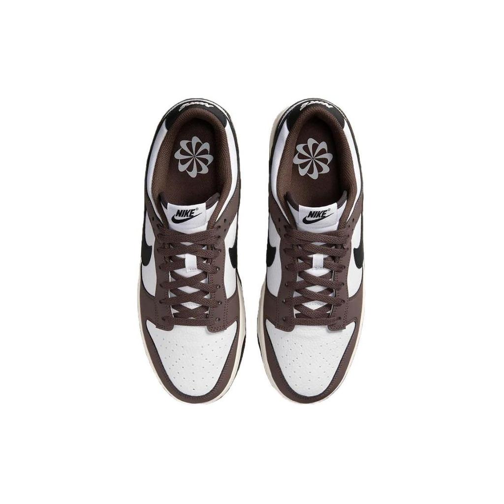 Nike Коричневые кроссовки унисекс Dunk Low Next Nature Baroque Black White Sail HF4292-200