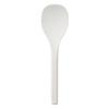 Akebono Sangyo White Large Rice Paddle, Made In Japan, Perfect for Small Rice Cookers, Double Embossed, Thin Edge for Easy Serve, Long Handle for Easy