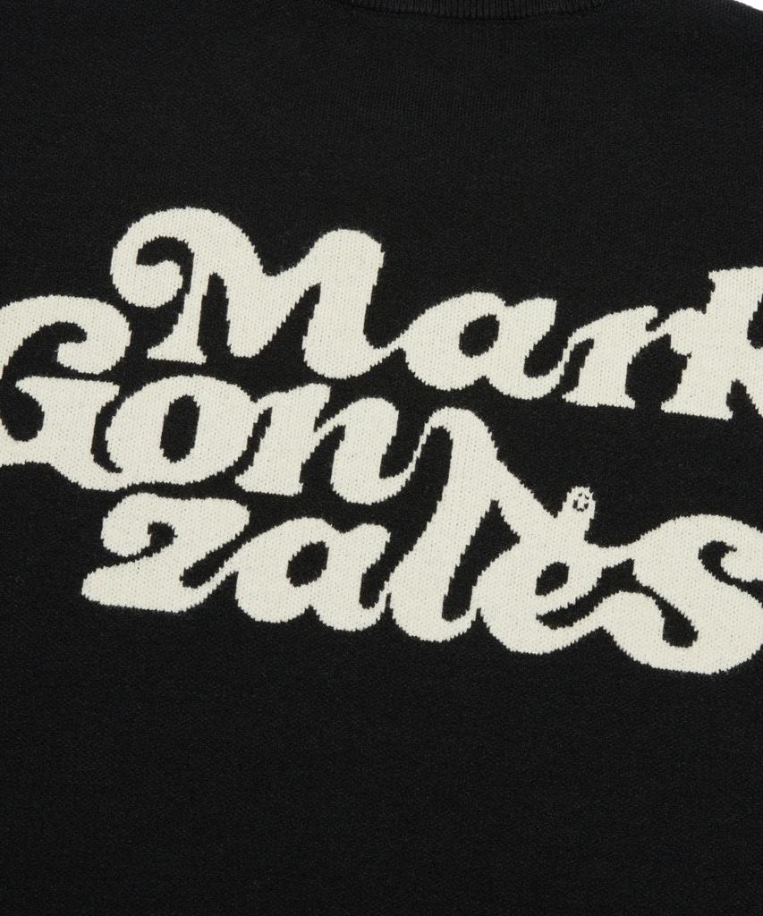 MARK GONZALES Mg Heart Wappen Knit Sweater - Black