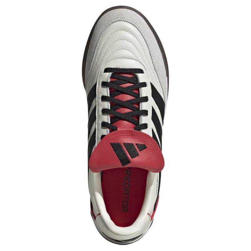 adidas Predator Turf Trainer Удобные Прочные Нескользящие Износостойкие Футбольные Бутсы Мужские Футбольные Бутсы Белые Черные JH8895
