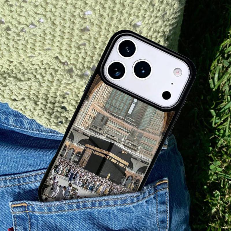 Чехол для телефона Мечеть Аль-Харам Мекка Совместим с для IPhone 17air 16e 15 14 13 12 11Pro Max 17 Air