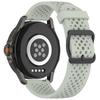 For Samsung Galaxy Watch FE 40mm/Watch7 44mm/40mm Silicone 20mm Multiple Holes Breathable Watch Strap