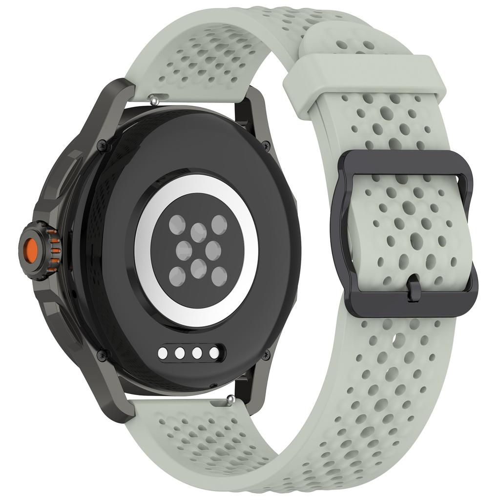 For Samsung Galaxy Watch FE 40mm/Watch7 44mm/40mm Silicone 20mm Multiple Holes Breathable Watch Strap