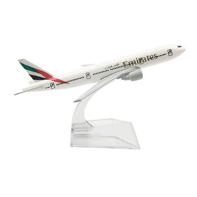 Масштаб 1/400 Модель пассажирского самолета B777 Emirates Airways B777 Металлическая копия Модель самолета Игрушка 16 см Литая модель самолета Игрушки