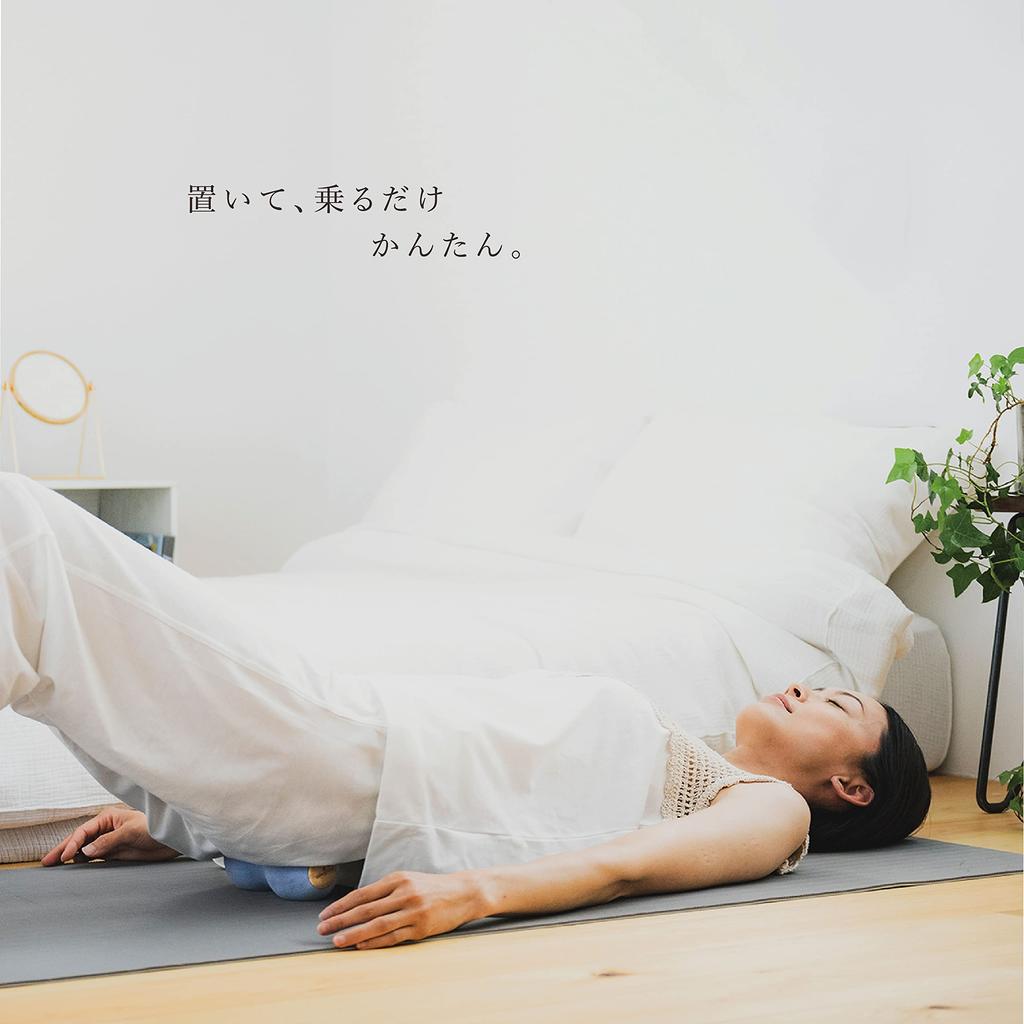 [Official] HATACHI Reset MOON TWINS RelaxingWork Reset Roller, Relieves Shoulder Stiffness, Lower Back Pain, and Neck Stiffness, Made in Japan