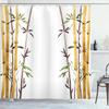 Занавеска для душа Zen Bamboo, Водонепроницаемая ткань со сценами природы для расслабляющего декора ванной комнаты, Создает спокойную атмосферу
