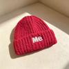 Womens Oversized Knit Beanie Hat Winter Warm Ear Protection Thick Wool Blend Cap Cold Weather