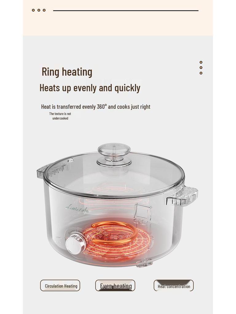 Xiao Huaxian Multifunctional Electric Frying and Hot Pot (Serves 4-8)