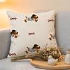 Cushion Cover  Linen  SkinFriendly Soft Decorative Case For Sofa Home Decor Tomato Dog Series Pillow cover
