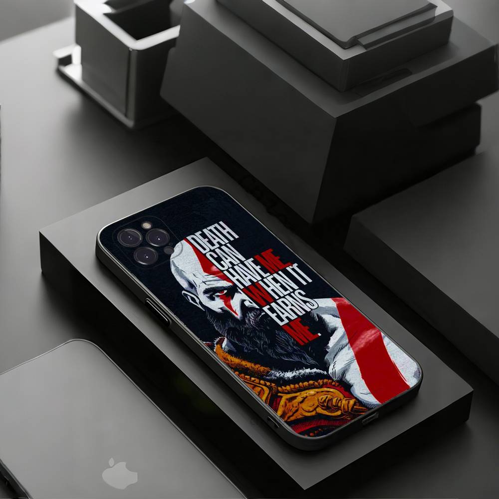 G-God OF War K-Kratos Чехол для телефона для iPhone 11Pro 13 12 11 Pro Max 16e 17 Air 16 15 14 Plus 11ProMax