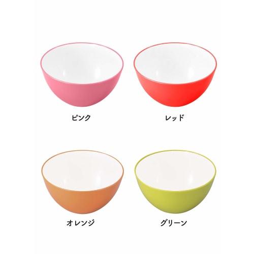 CB Japan Polypropylene Heat-Resistant Bowl, Orange, Microwave-Safe, 18cm, Atomic