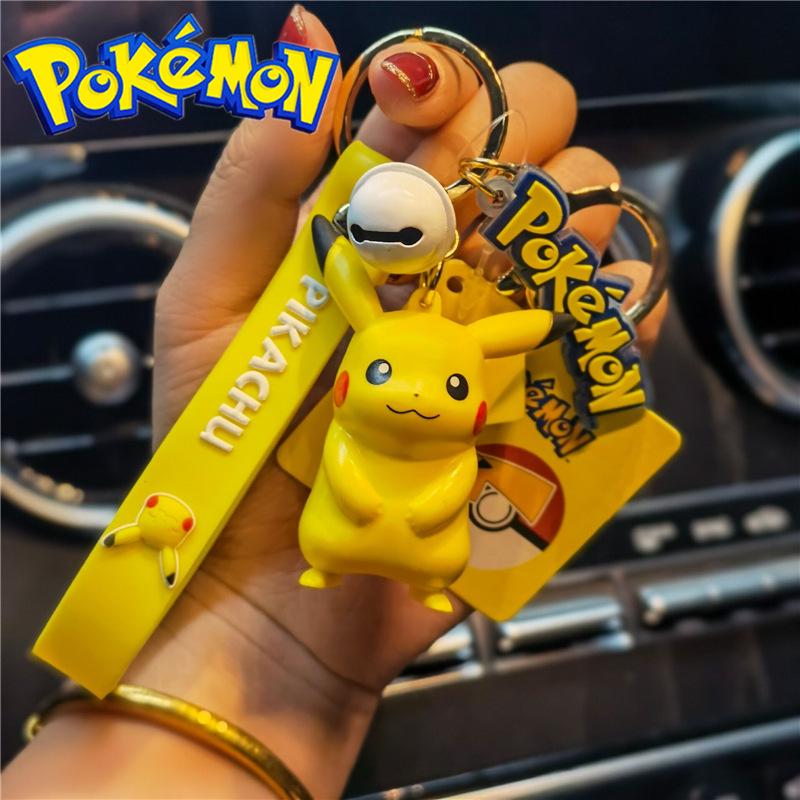 Authentic Pokémon Sleepy Style Blind Box: Pikachu, Psyduck, Charmander, Squirtle Ornaments.