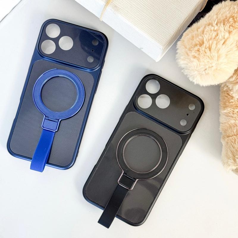 Матовый Магнитный Чехол Для Magsafe Для iPhone 17 16 15 14 13 12 11 Pro Max 14 15 16 Plus Ударопрочный Чехол-подставка с ремешком