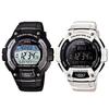 CASIO Standard Tough Solar Pair Watch Мужские и женские водонепроницаемые интервальные часы с хронометром Спортивные часы W-S220-1AJFW-S220C-7BJF