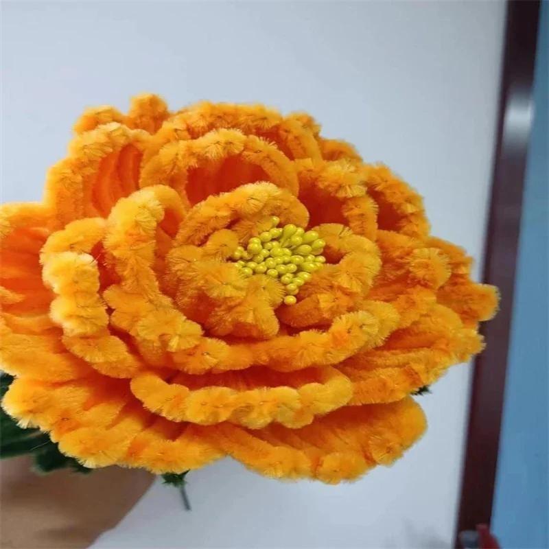 100 шт. красочных витых стержней, креативных сделай сам, ручная работа, скручивающийся стержень, шерстяной корень, пушистый стержень, железная проволока, креативные украшения