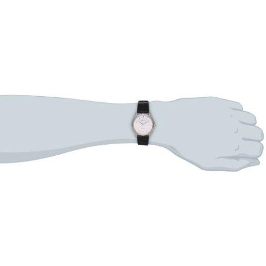 SEIKO wristwatch DOLCE quartz sapphire glass anti-reflective coating daily life waterproof SACM171 mens annual difference silver dial leather belt