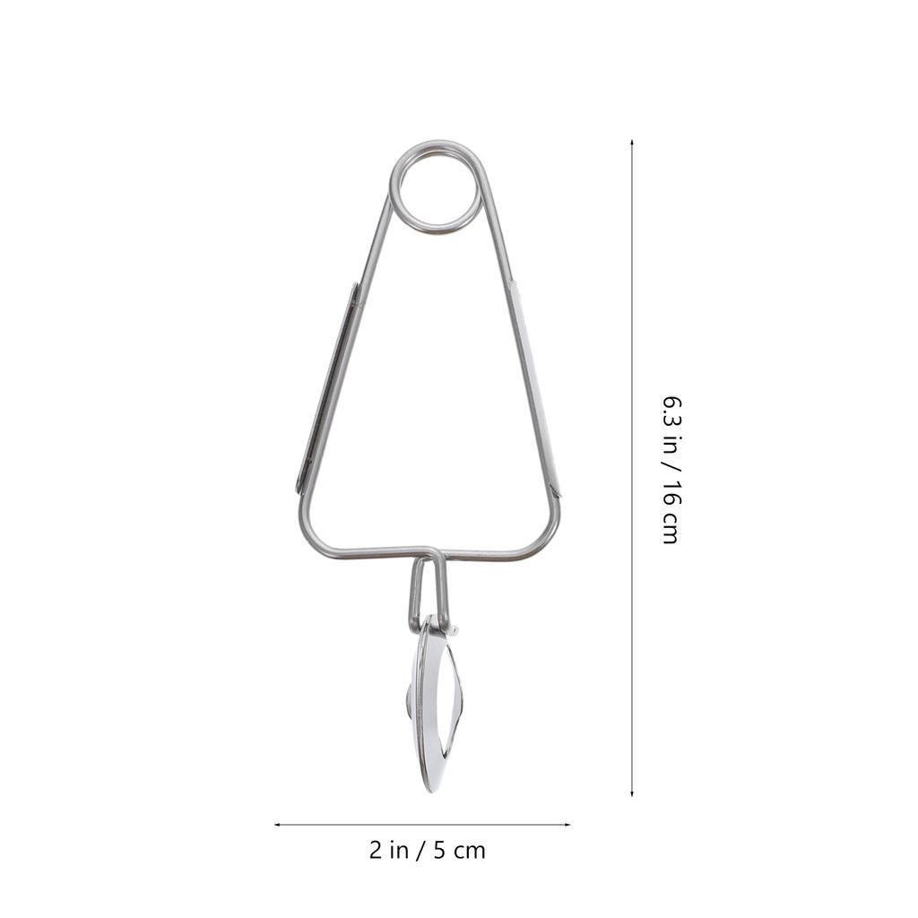 2 Pcs Stainless Steel Meal Tongs Escargot Snail Tableware Kitchen Food Serving Clip Pasta Utensils