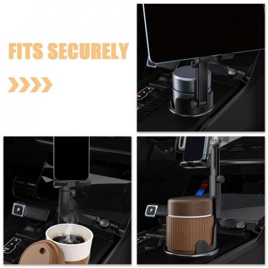 Cup Holder Phone Holder 2-in-1 Car Phone Mount Cup Holder Portable Drink Holder