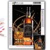 5D DIY Whiskey Cross Stitch Rhinestones Diamond Drawing Embroidery Mosaic Home Decor