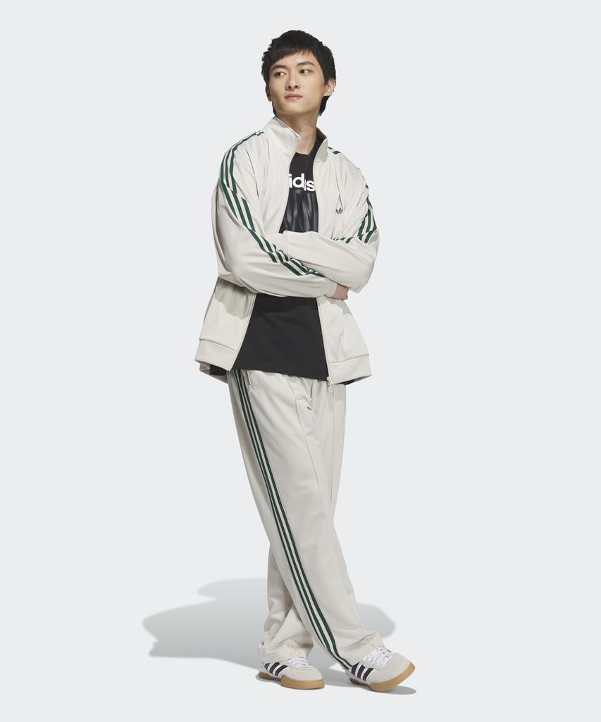 adidas Спортивная кофта Bb - Светло-бежевый:Зеленый / Jd5266