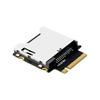 Конвертер-адаптер Type A на M.2 NVME PCIE4.0 Оптимизирован для высокопроизводительных SSD Прочность Металлический дизайн
