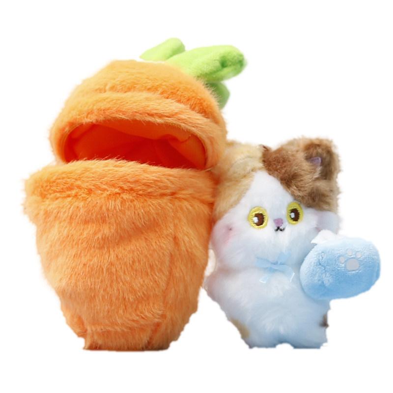 Плюшевая игрушка-кошка, милое животное, мягкая кукла, подарок для девочек и детей