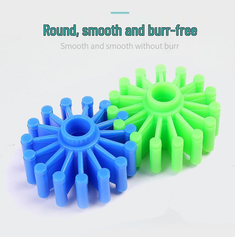 Versatile Rotatable Gear Building Blocks Set for Children Ages 2-6