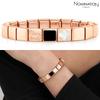 Nomination Glam Combination Bracelet Black Square Rose Gold Women'S Bracelet Set Glam-Rosegold02