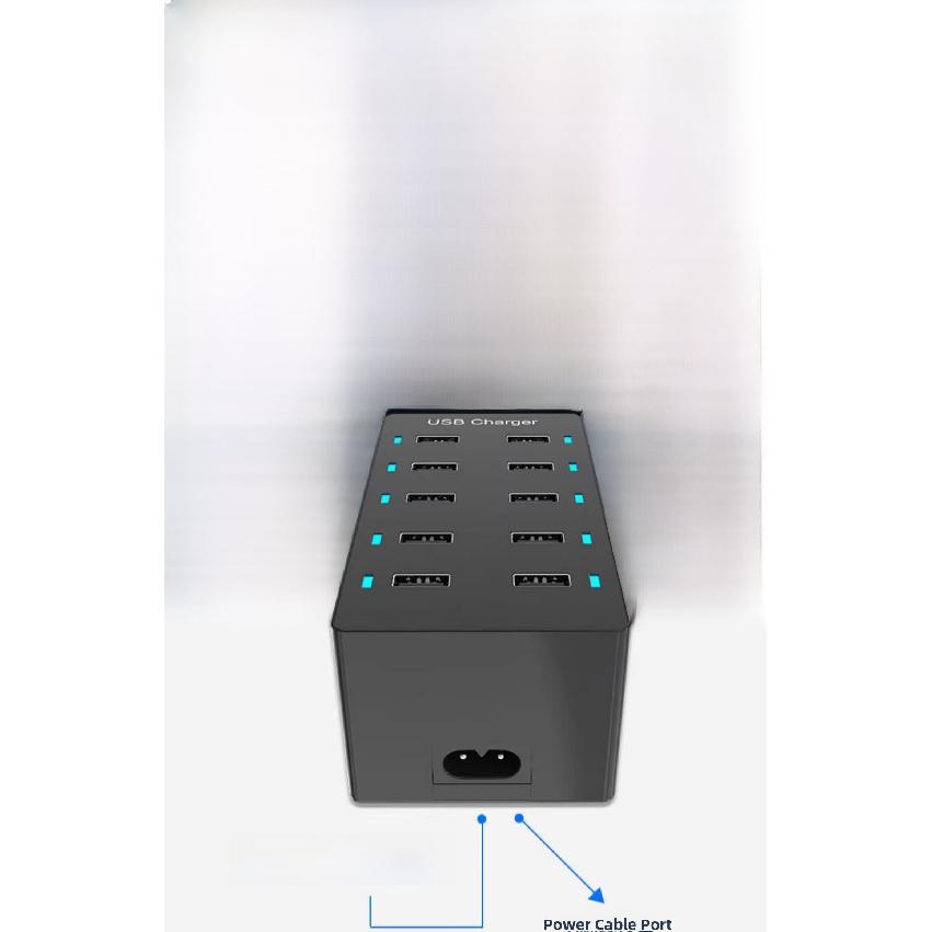 Earise | Многофункциональное USB-зарядное устройство с 15 портами