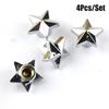 4Pcs/Set Tire Stem Valve Caps Universal Pentagram Shaped Wheel Tyre Air Valve Stem Caps Dust Covers Stem Caps1