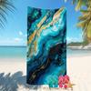 Exotic Floral Print Soft Microfiber Large Towel Water Absorbent For Beach Surf Use