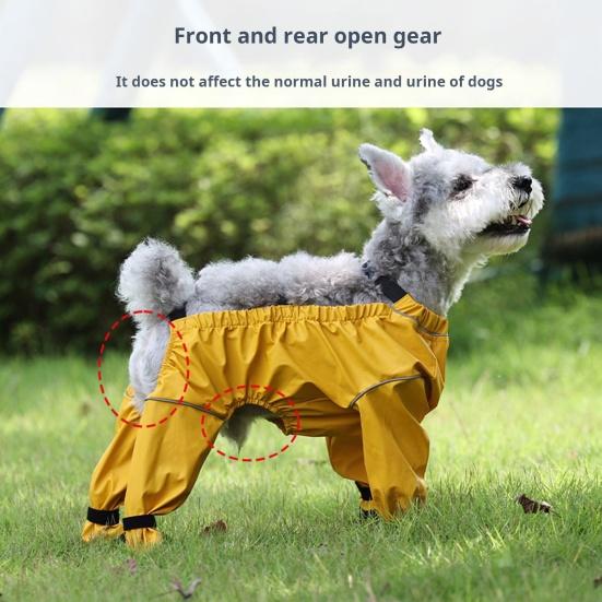 Dog Shoes Leggings Dirty-Proof Suspender Boot Waterproof Dog Pant Anti-Slip Pet Paws Protector for Outdoor
