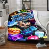 Blox Fruits Theme Printed Blanket - Perfect for Couch, Bed, Travel & Outdoor Use | Machine Washable, Cozy & Durable.