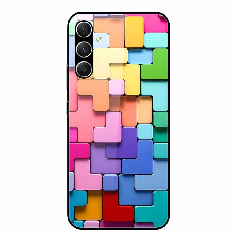 For Samsung Galaxy A16 5G Case Silicon Bumper Tempered Glass Phone Cases for Galaxy A16 4G A 16 Hard Shell Back Covers Fashion