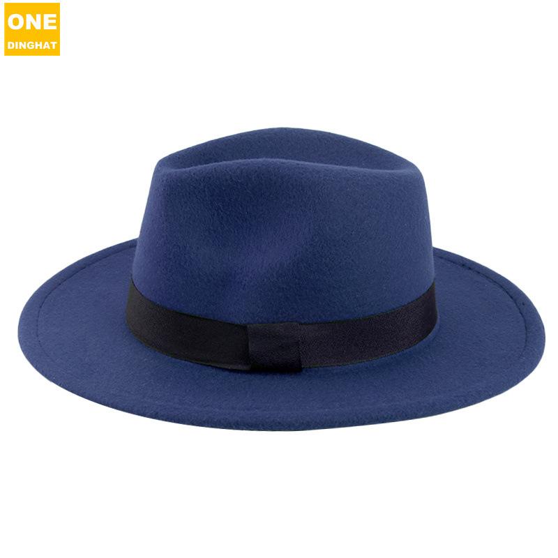 Fashion Men'S And Women'S Wool Top Hat Jazz Hat Gentleman'S Hat Felt Hat Jdl-17
