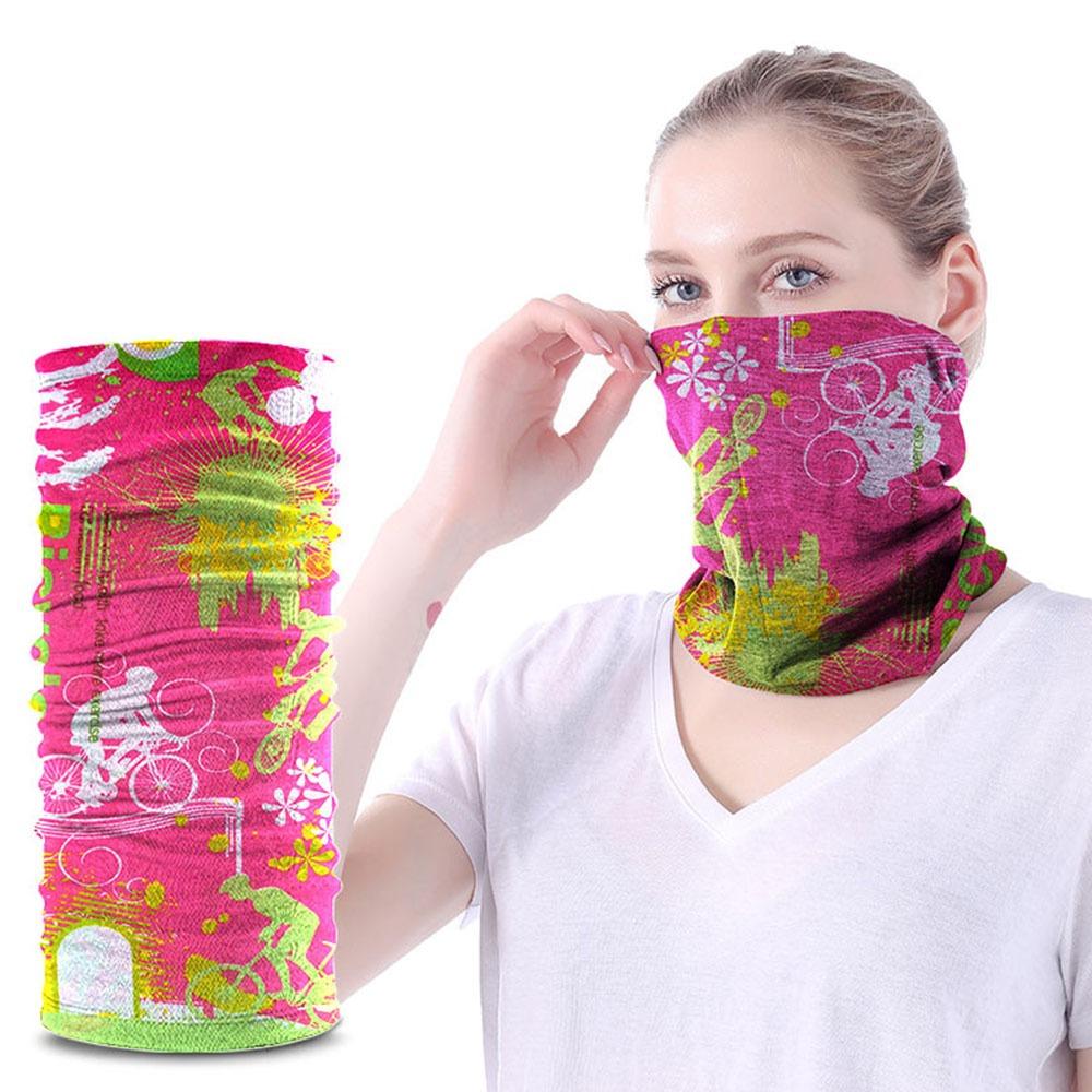 Bandana Windproof Headband Shield Mask Printing Cycling Scarfs UV Face Mask Men Women