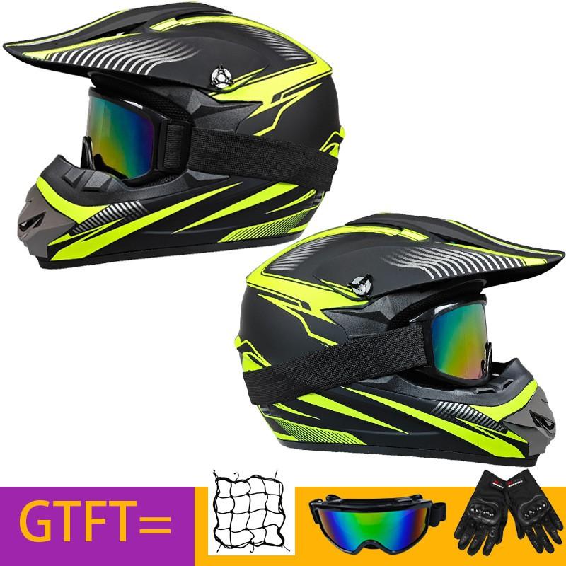 Full Face Off-Road Helmet Electric Bike Mountain Downhill Youth ATV