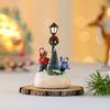 Cartoon Resin Christmas Ornament With Illuminated Effect For Holiday Party Decor