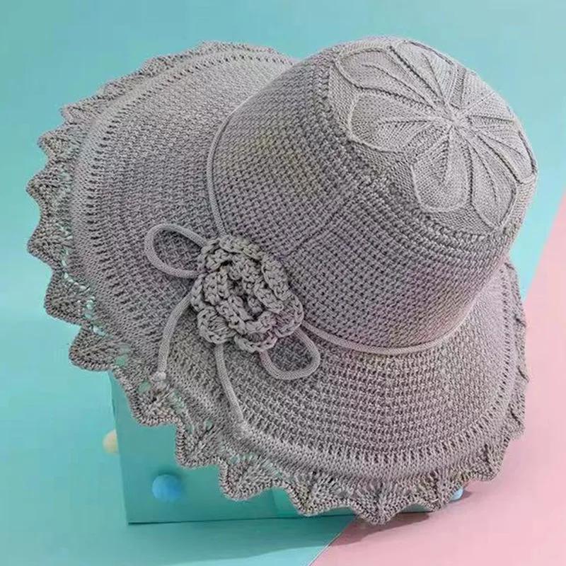 WTEMPO Складные летние простые солнцезащитные шляпы для женщин, для отпуска, путешествий, пляжа, повседневные однотонные шляпы от солнца с большими полями, крутые панамы