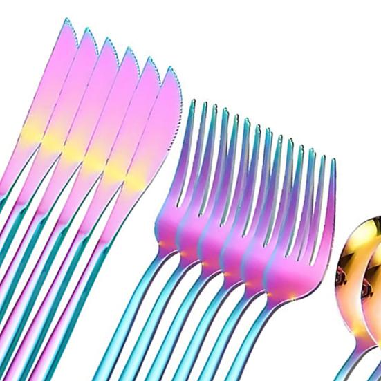 Набор столовых приборов для западного ресторана из нержавеющей стали