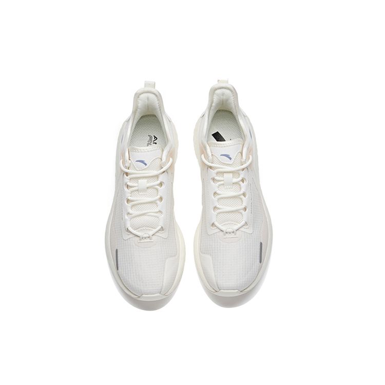 Anta Running Series Trendy Versatile Shock Absorbing Non-Slip Wear-Resistant Breathable Low-Top Running Shoes Women Sneaker White Purple 922125523-1