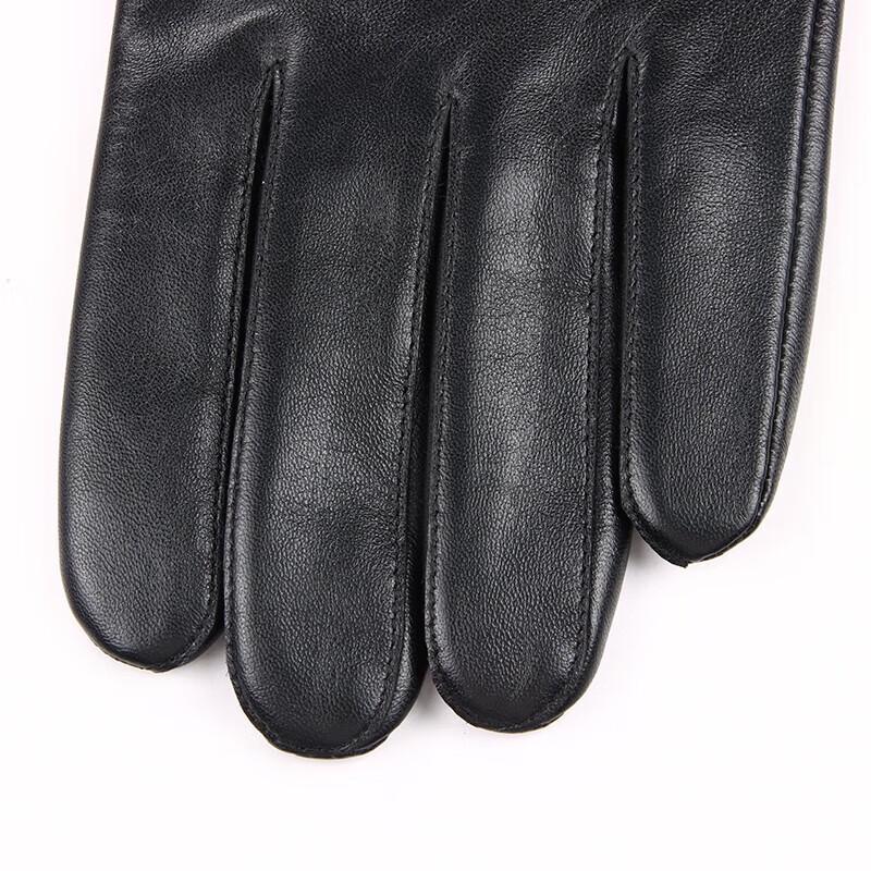 Hengyuanxiang Men's Lambskin Winter Cycling Gloves